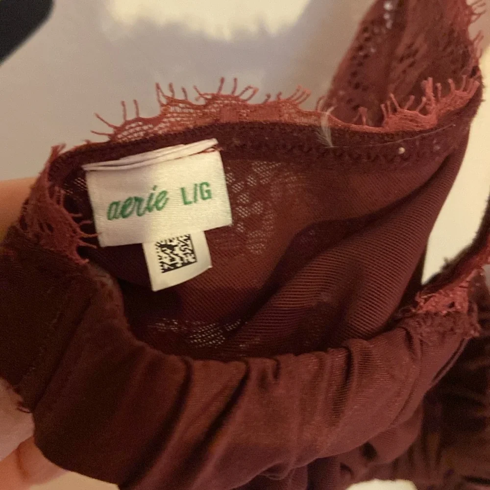 Aerie mauve lace bralette L